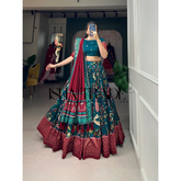 Dolla Silk Lehengha Choli with Digital Print Work | Heavy Cancan | Special Chaniya Choli for Navratri