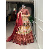 Dolla Silk Lehengha Choli with Digital Print Work | Heavy Cancan | Special Chaniya Choli for Navratri