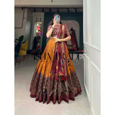 Dolla Silk Lehengha Choli with Digital Print Work | Heavy Cancan | Special Chaniya Choli for Navratri