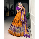 Dolla Silk Lehengha Choli with Digital Print Work | Heavy Cancan | Special Chaniya Choli for Navratri
