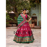 Premium Dolla Silk Chaniya Choli with Mill Foil Work | Heavy Cancan | Navratri Wear