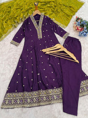 Anarkali Designers kurti Pent Set