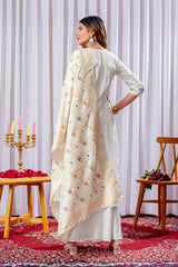 Elegant Straight Kurti Pant Dupatta Set