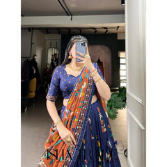 Dolla Silk Lehengha Choli With Digital Print Work | Heavy Cancan | Special Chaniya Choli For Navratri