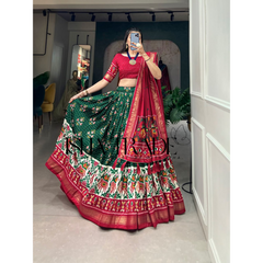 Dolla Silk Lehengha Choli with Digital Print Work | Heavy Cancan | Special Chaniya Choli for Navratri