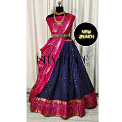 Dolla Silk Lehengha Choli with Digital Print Work | Heavy Cancan | Special Chaniya Choli for Navratri
