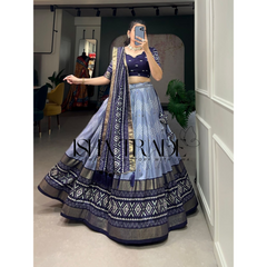 Dolla Silk Lehengha Choli with Digital Print Work | Heavy Cancan | Special Chaniya Choli for Navratri