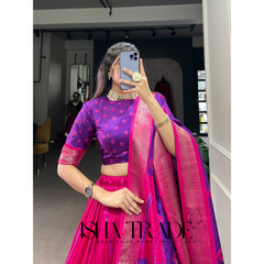 Dolla Silk Lehengha Choli with Digital Print Work | Heavy Cancan | Special Chaniya Choli for Navratri