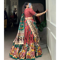 Dolla Silk Lehengha Choli With Digital Print Work | Heavy Cancan | Special Chaniya Choli For Navratri