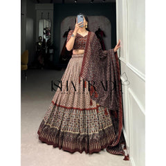 Dolla Silk Lehengha Choli With Digital Print Work | Heavy Cancan | Special Chaniya Choli For Navratri
