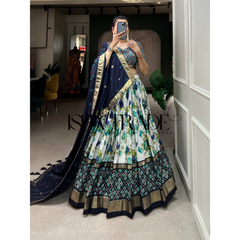 Dolla Silk Lehengha Choli with Digital Print Work | Heavy Cancan | Special Chaniya Choli for Navratri