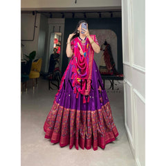 Dolla Silk Lehengha Choli with Digital Print Work | Heavy Cancan | Special Chaniya Choli for Navratri