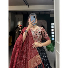 Dolla Silk Lehengha Choli with Digital Print Work | Heavy Cancan | Special Chaniya Choli for Navratri