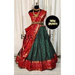 Dolla Silk Lehengha Choli with Digital Print Work | Heavy Cancan | Special Chaniya Choli for Navratri