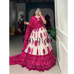 Dolla Silk Lehengha Choli With Digital Print Work | Cancan | Special Chaniya Choli For Navratri