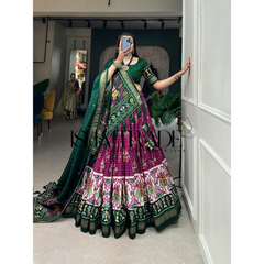 Dolla Silk Lehengha Choli with Digital Print Work | Heavy Cancan | Special Chaniya Choli for Navratri