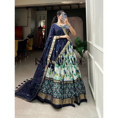 Dolla Silk Lehengha Choli with Digital Print Work | Heavy Cancan | Special Chaniya Choli for Navratri