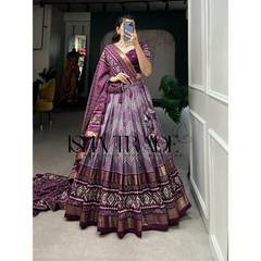 Dolla Silk Lehengha Choli with Digital Print Work | Heavy Cancan | Special Chaniya Choli for Navratri