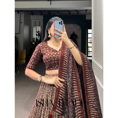 Dolla Silk Lehengha Choli With Digital Print Work | Heavy Cancan | Special Chaniya Choli For Navratri