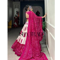 Dolla Silk Lehengha Choli With Digital Print Work | Cancan | Special Chaniya Choli For Navratri