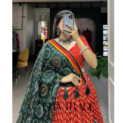 Dolla Silk Lehengha Choli with Digital Print Work | Heavy Cancan | Special Chaniya Choli for Navratri