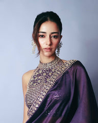 Dark Purple Silk Saree | Premium Purple Color