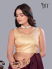 Solid/Plain Daily Wear Vichitra Silk Blend Saree