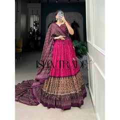 Dolla Silk Lehengha Choli With Digital Print Work | Heavy Cancan | Special Chaniya Choli For Navratri