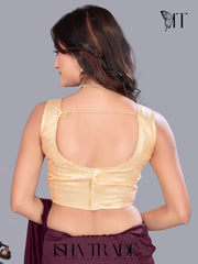 Solid/Plain Daily Wear Vichitra Silk Blend Saree