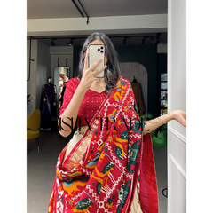 Dolla Silk Lehengha Choli with Digital Print Work | Heavy Cancan | Special Chaniya Choli for Navratri