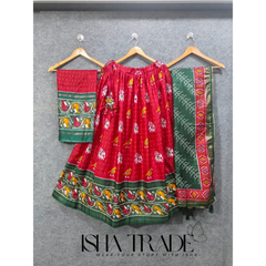 Premium Dolla Silk Chaniya Choli with Mill Foil Work | Heavy Cancan | Navratri Wear