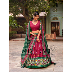 Premium Dolla Silk Chaniya Choli with Mill Foil Work | Heavy Cancan | Navratri Wear