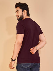 Regular Fit Solid Cotton Lycra T-shirt for Men | Men's T-shirt | Regular Fit