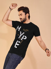 Regular Fit Solid Cotton Lycra T-Shirt for Men | Men's T-shirt